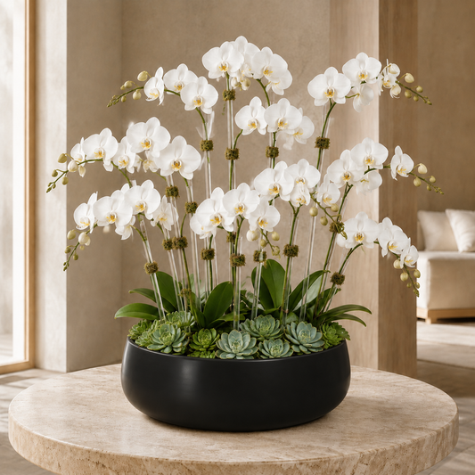 Tarnell Matte Black Dolomite Bowl