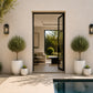 Irina Cylinder Planters with Pedestal Base (Set of 2)