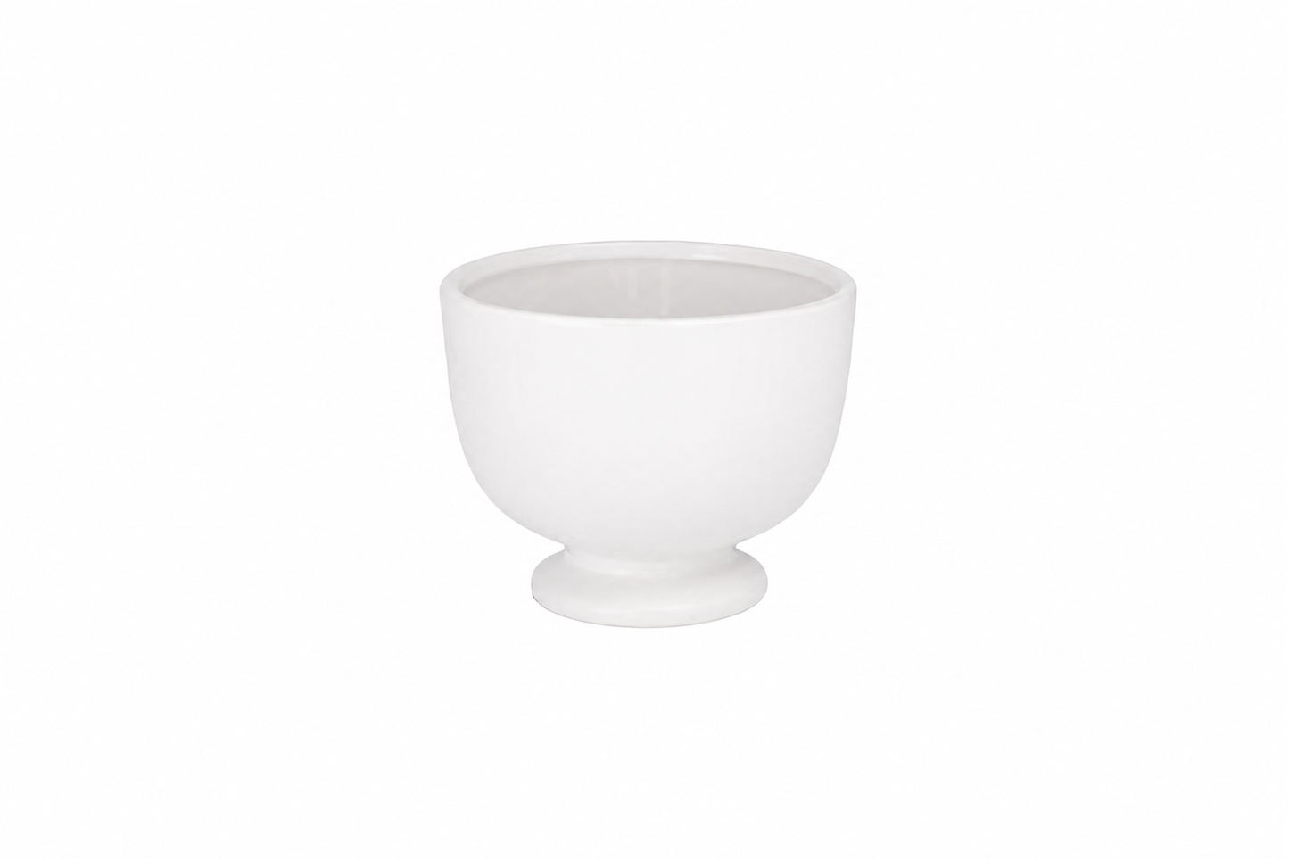 Kerry Ceramic White Pedestal Planter