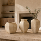 Misu Handcrafted Faceted Terracotta Planter Vase
