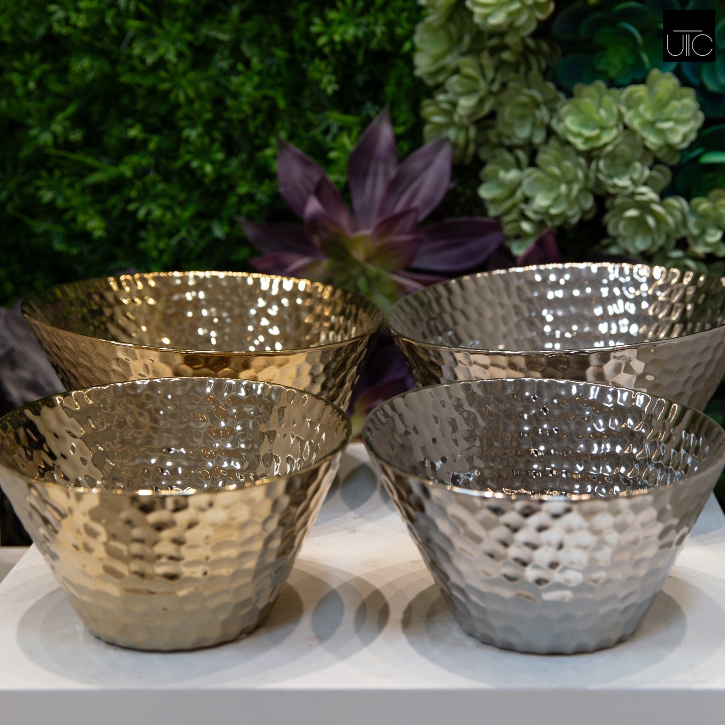 Porcelain Bowl Polished Chrome Finish-6"H