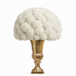 Quincy Fluted-Pedestal Fiberglass Urn - Large