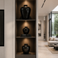 Lumine Textured Bulbous Ceramic Vase