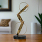 The Zola Metal Cascading Circles Sculpture