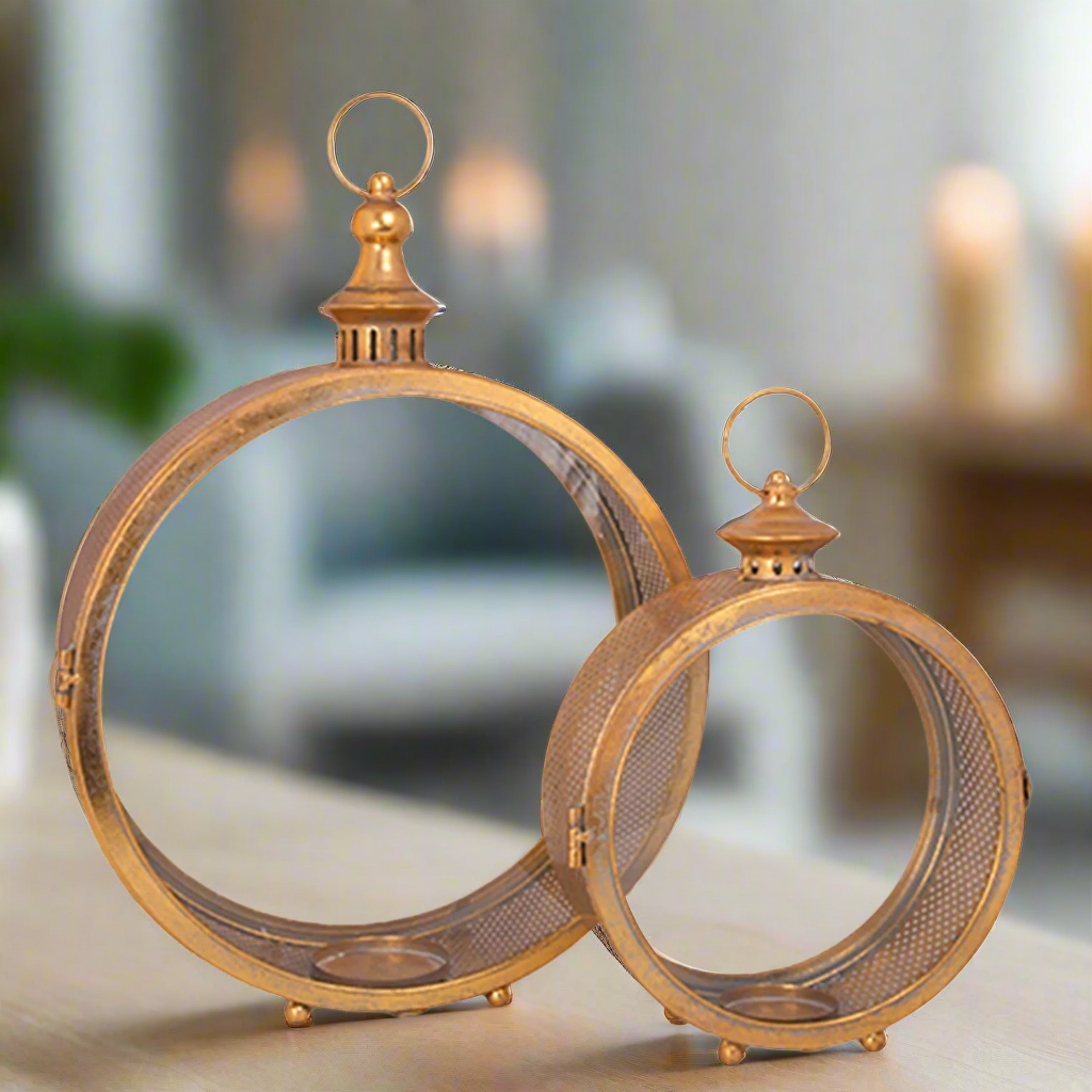Briar Metal Candle Holder Set