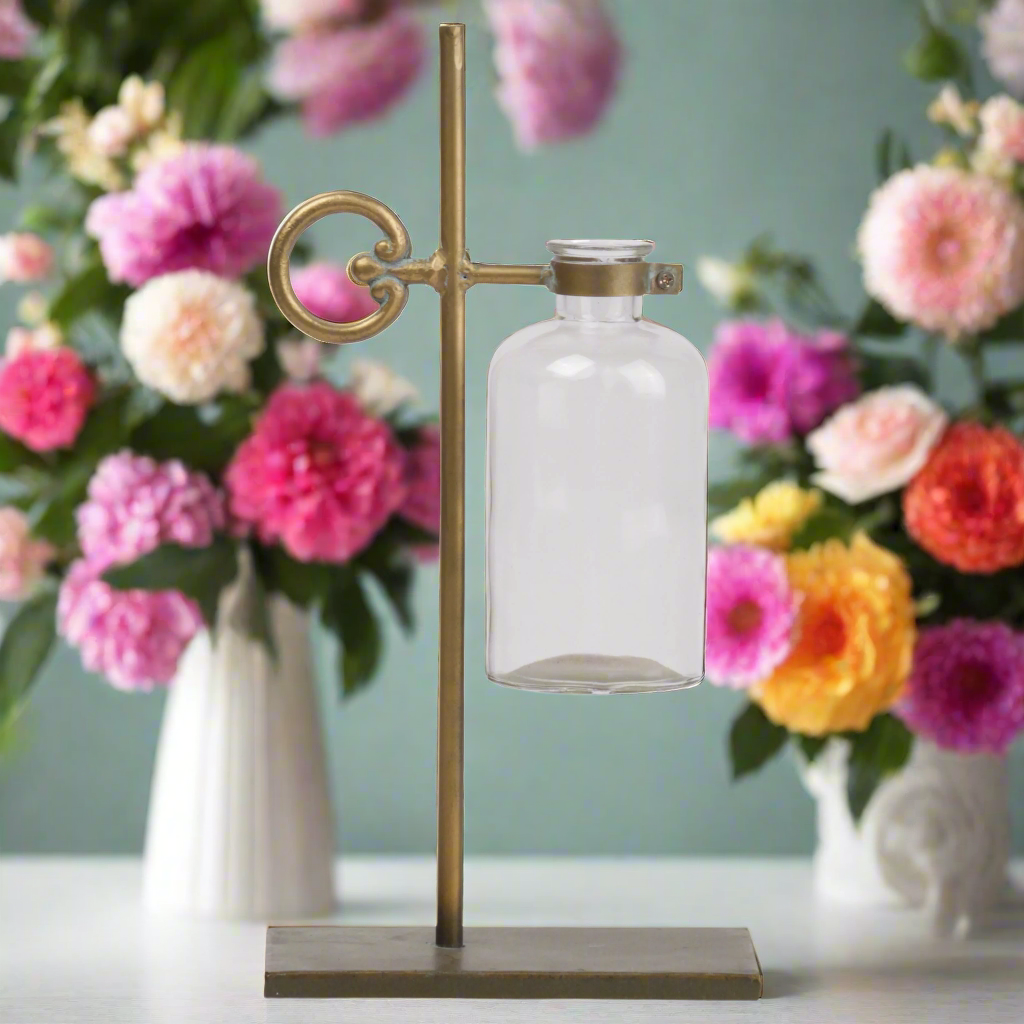 Edna Metal Bud Vase Holder