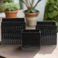 Primrose Ceramic Square Planter Set (Set of 3)