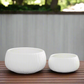 Soliva Ceramic Ribbed Flower Pot Set