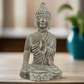 Kileigh Cement Buddha Figurine with Candle Holder