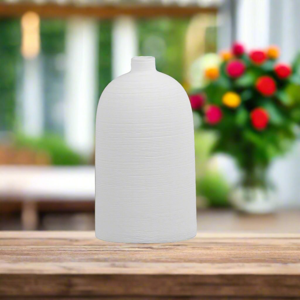 Hartlen Ceramic Textured Accent Vase