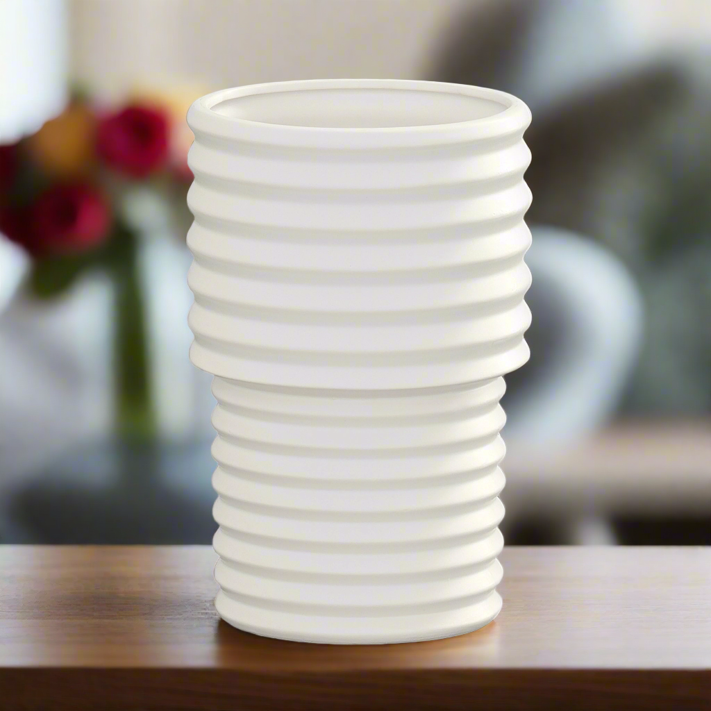 Annika Ceramic Round Vase