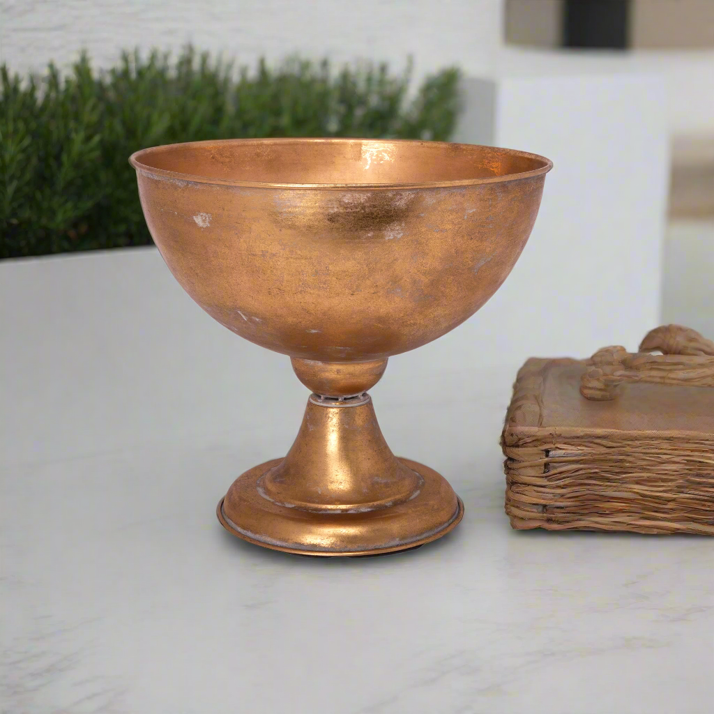 Alice Metal Gold Planter