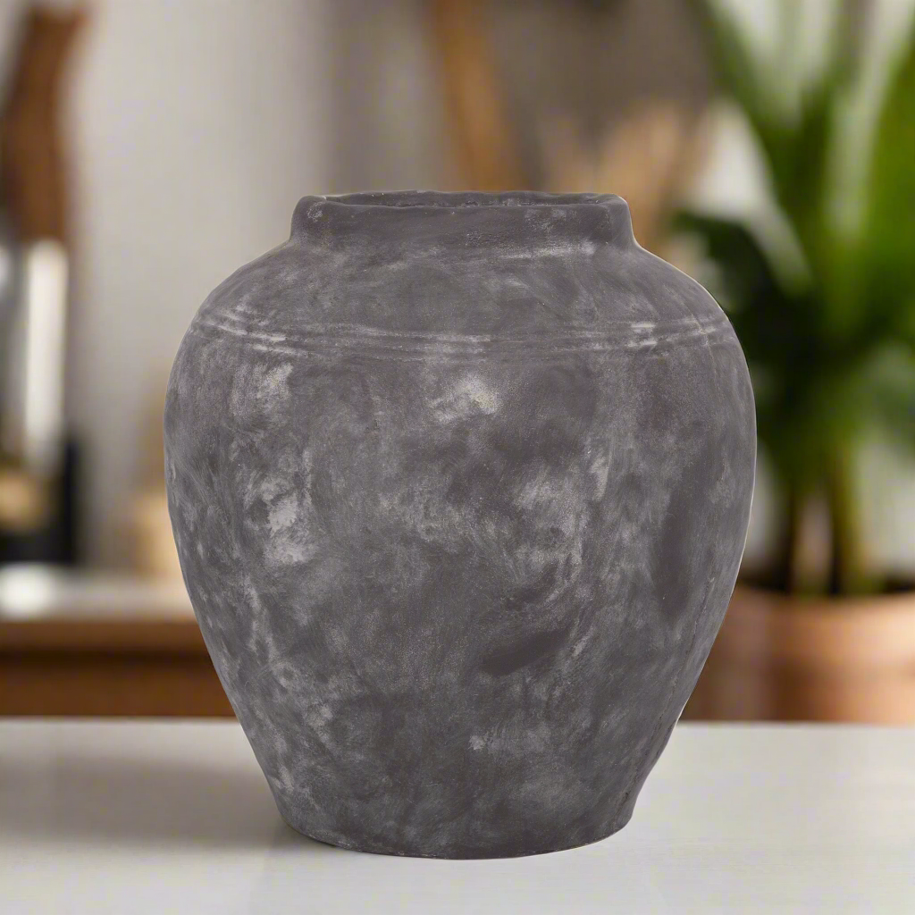 Nhyinnah Cement Pot Grey