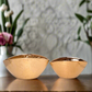 Bellamy Electroplated Oval Ceramic Decor Set (Set of 2)