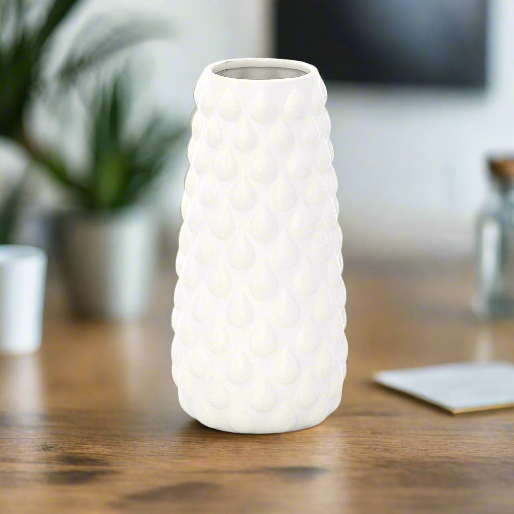 Nicolette Ceramic Round Vase