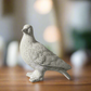 Sallie Cement Standing Pigeon Figurine