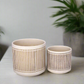 Kessler Ribbed Planter Set (Set of 2)