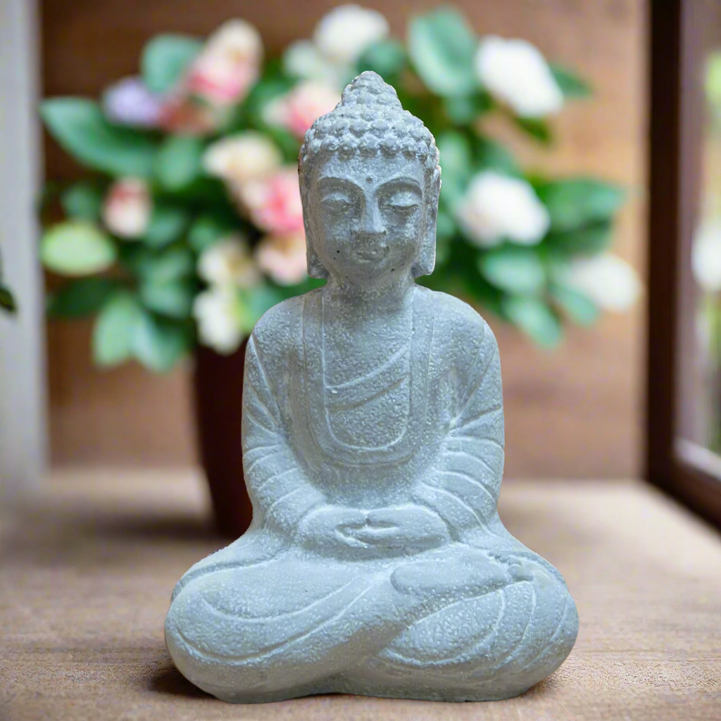 Lorraine Cement Buddha Figurine