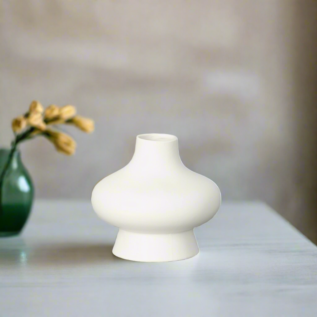 Ivy Ceramic Bellied Vase