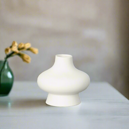 Ivy Ceramic Bellied Vase