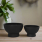 Kyric Black Fiberclay Planters (Set of 2)