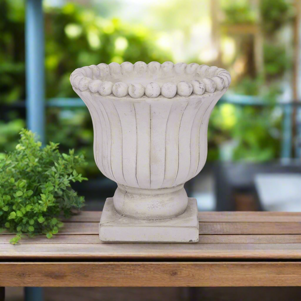 Etta Cement Urn Planter
