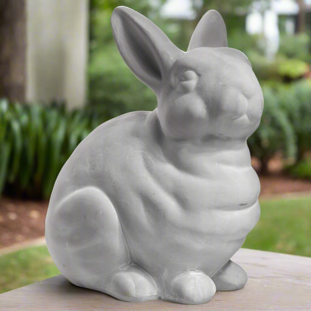 Neve Terracotta Kneeling Rabbit Figurine