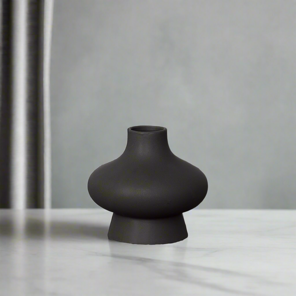 Ivy Ceramic Bellied Vase