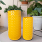 Cevira Tall Dash Line Ceramic Planter Set (Set of 2)
