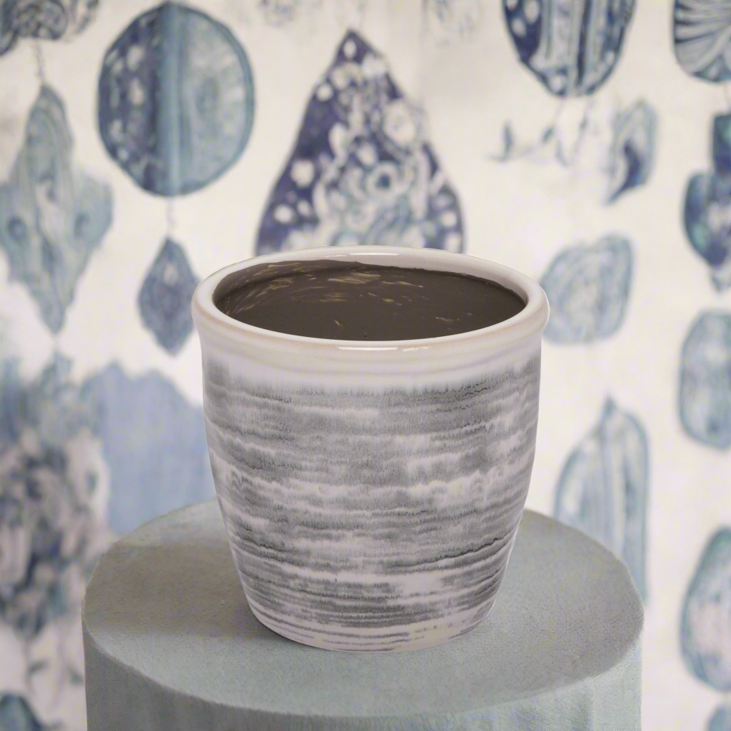 Tansy Ceramic Decor Round Planter