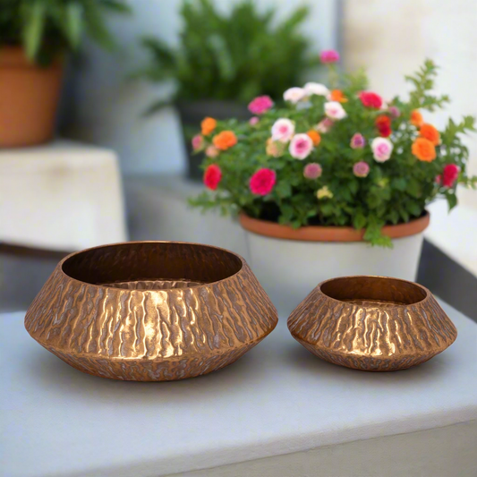 Fayra Metal Planter Set (Set of 2)