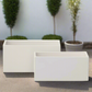 Zayre Rectangle Ceramic Planter Set (Set of 2)
