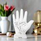 Astora Ceramic Right Hand Figurine with Astro Palmistry Design