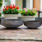 Brivara Smooth Bowl Planter Set (Set of 2)