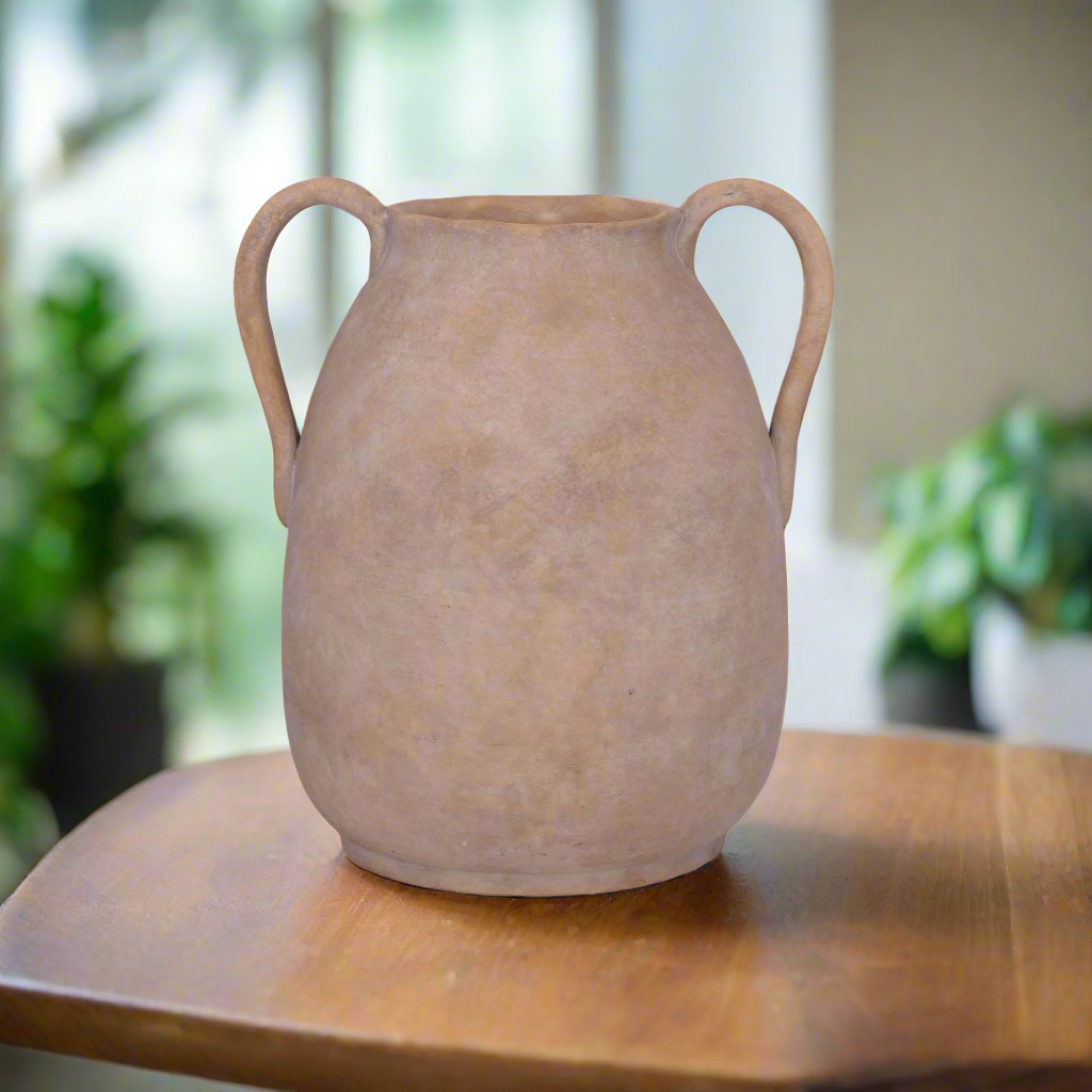 Edie Stoneware Vase with Handle