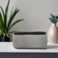 Rienza Cement Rectangle Pot
