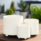 Ribora Quadpod Ceramic Planter Set (Set of 3)