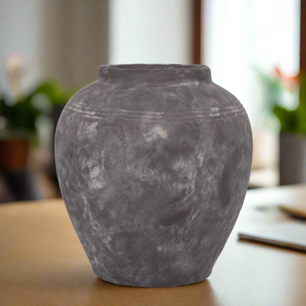 Nhyinnah Cement Pot Grey
