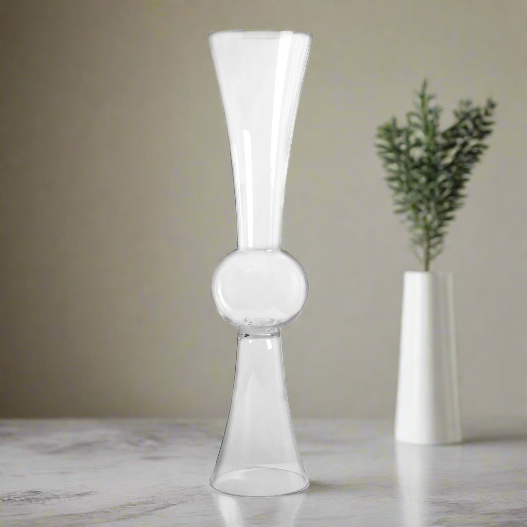 Hadriel Double Trumpet Glass Vase