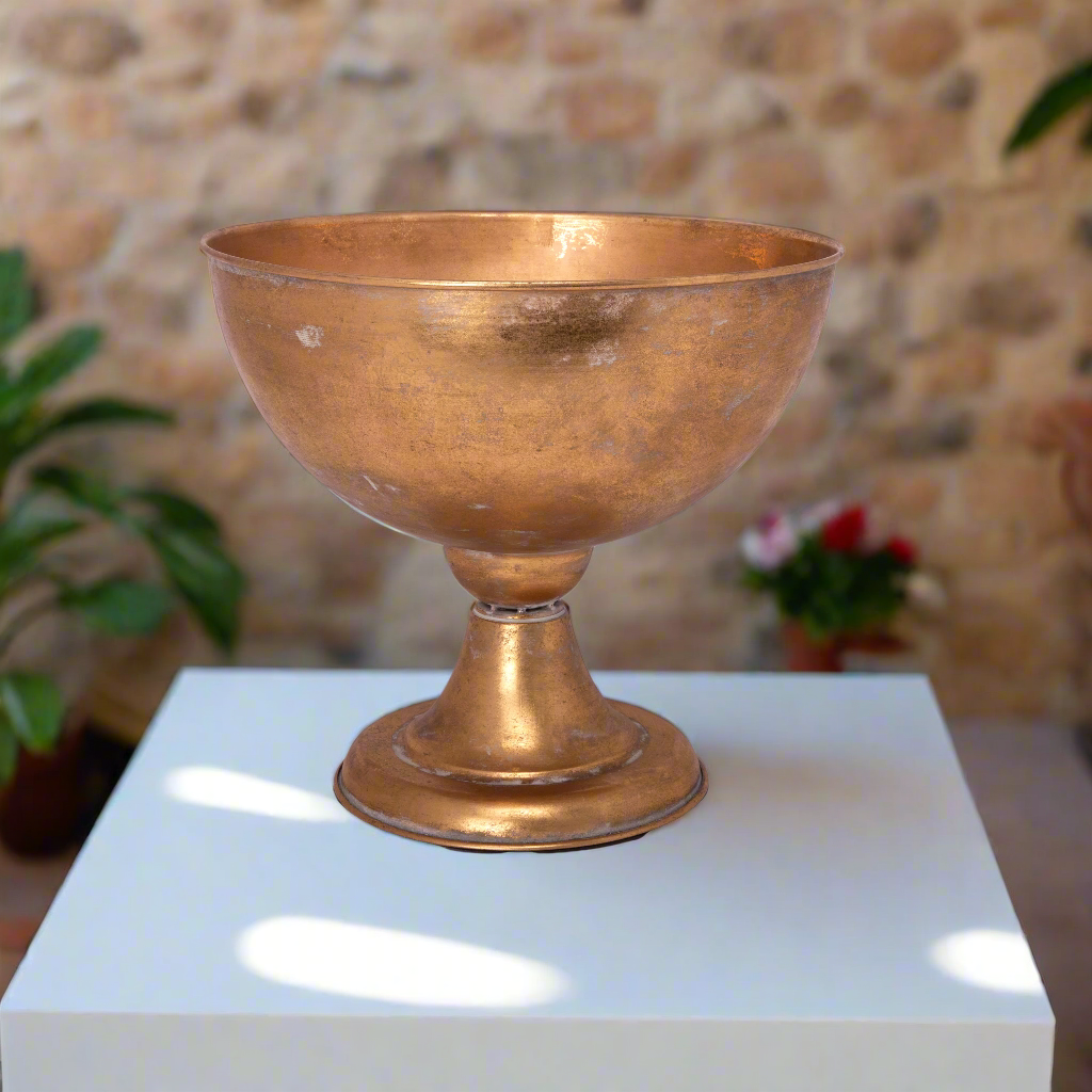 Alice Metal Gold Planter