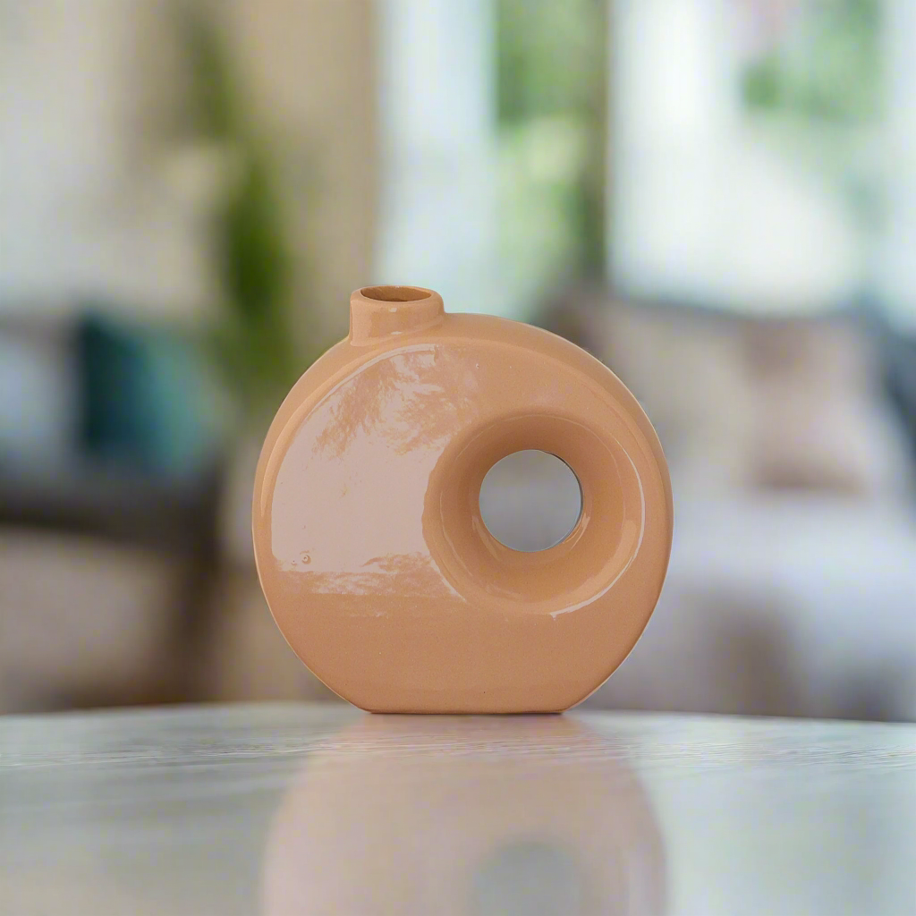 Betty Ceramic Oval Vase