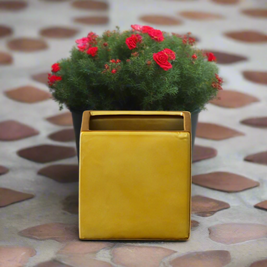 Kael Ceramic Square Planter