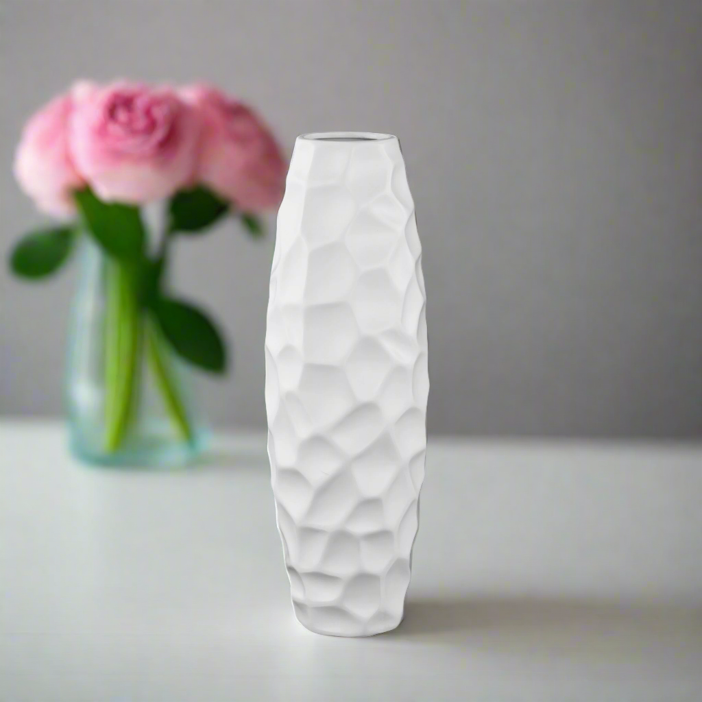 Elowen Ceramic Bellied Wave Vase