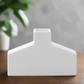 Kneena Ceramic Flat Bottle Vase