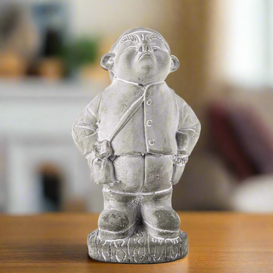 Thiago Cement Standing Student Kid Gnome Figurine