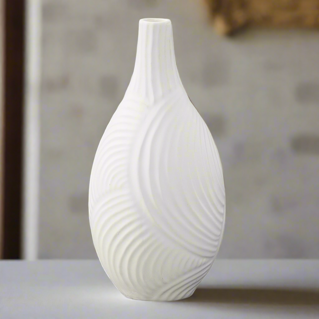 Tayah Ceramic Round Bellied Vase