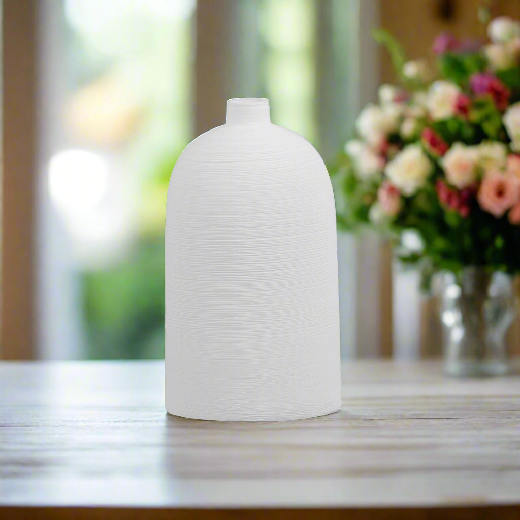 Hartlen Ceramic Textured Accent Vase