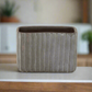 Lilijana Cement Tall Rectangle Pot