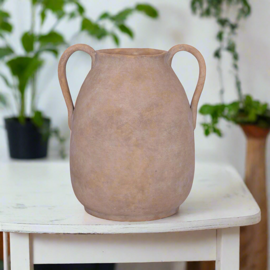 Edie Stoneware Vase with Handle