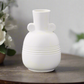 Vesari Embossed Banded Ceramic Vase